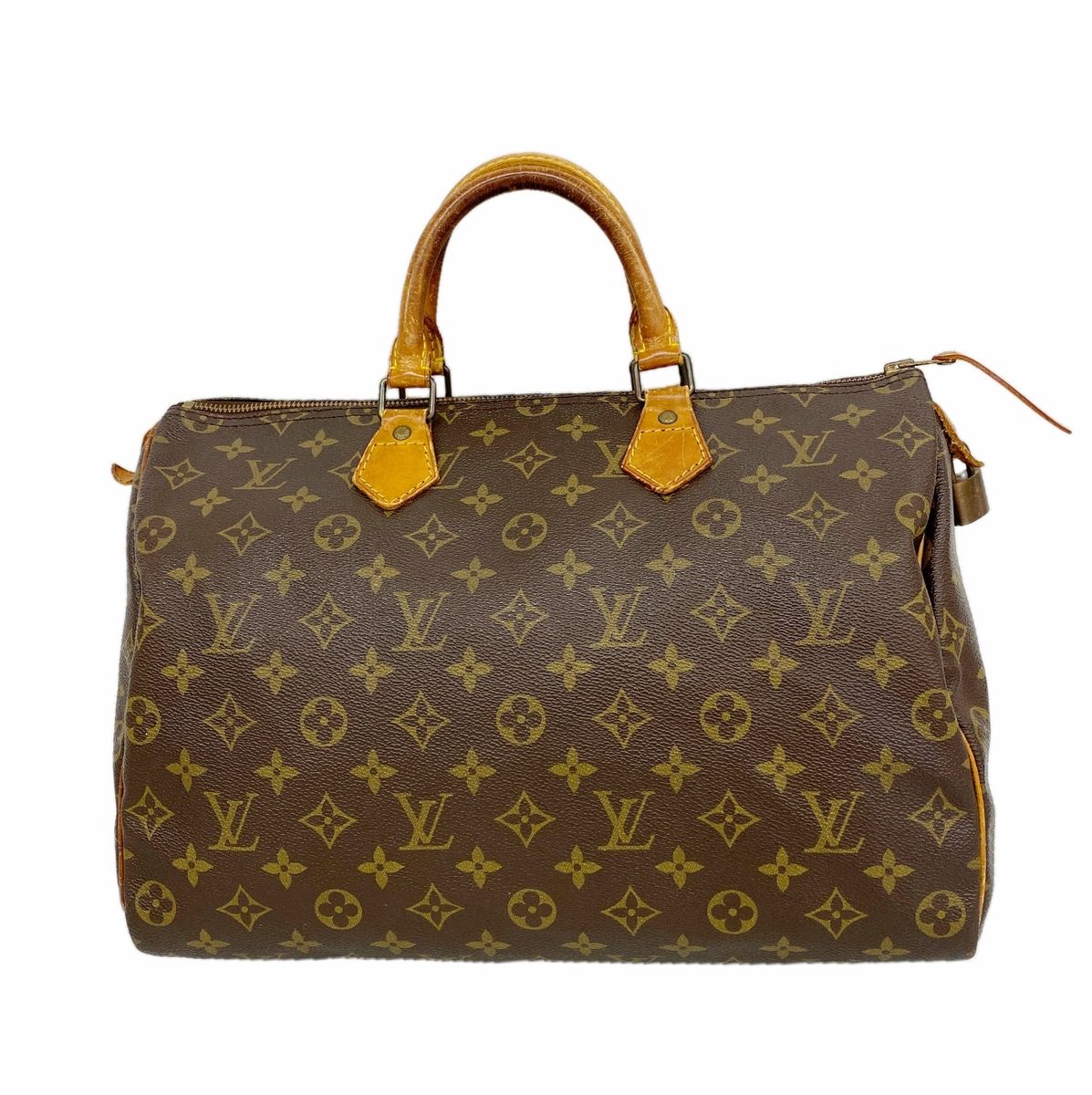 Louis Vuitton Handbag Monogram Speedy 35 Brown
