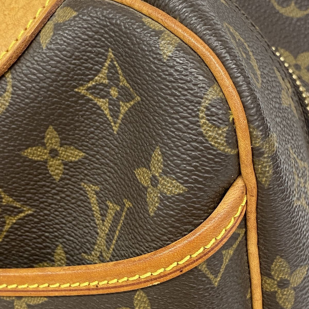 Louis Vuitton Handbag Monogram Deauville Brown — view 6