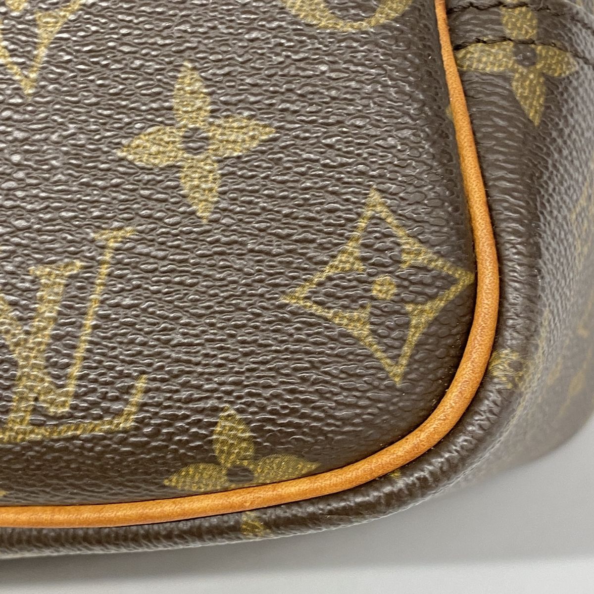 Louis Vuitton Handbag Monogram Deauville Brown — view 7