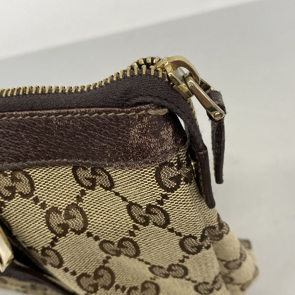 Gucci Handbag GG Canvas Brown Gold — view 8