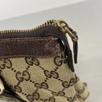 Gucci Handbag GG Canvas Brown Gold — view 8