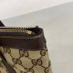 Gucci Handbag GG Canvas Brown Gold — view 7