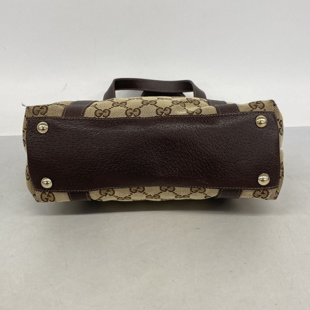 Gucci Handbag GG Canvas Brown Gold — view 3