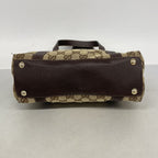Gucci Handbag GG Canvas Brown Gold — view 3