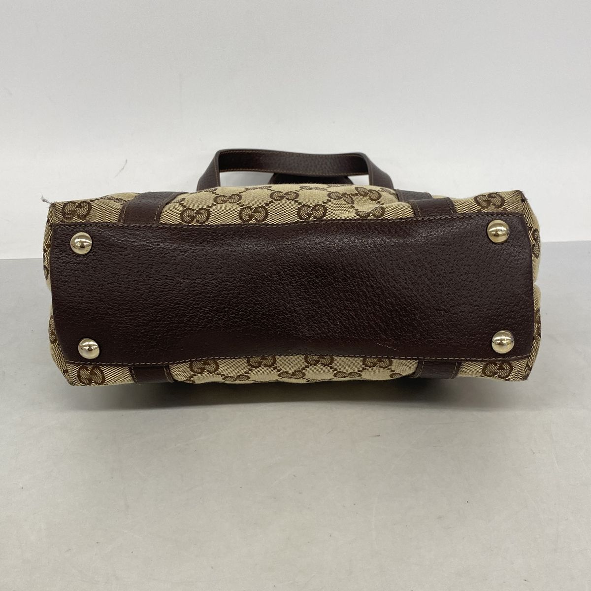 Gucci Handbag GG Canvas Brown Gold — view 3