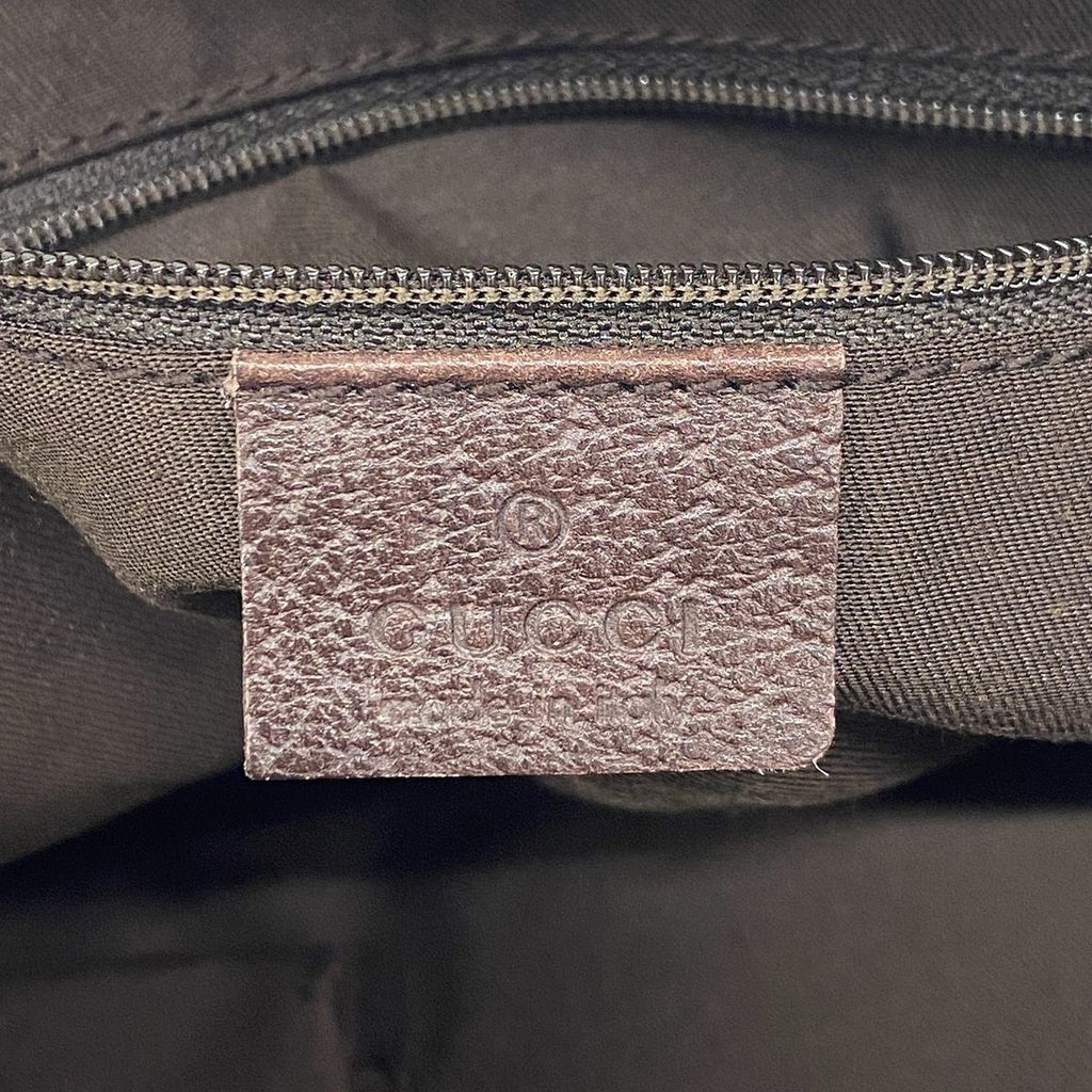 Gucci Handbag GG Canvas Brown Gold — view 5