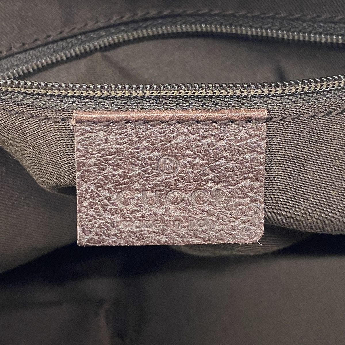 Gucci Handbag GG Canvas Brown Gold — view 5