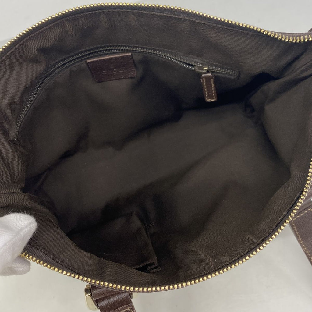 Gucci Handbag GG Canvas Brown Gold — view 4