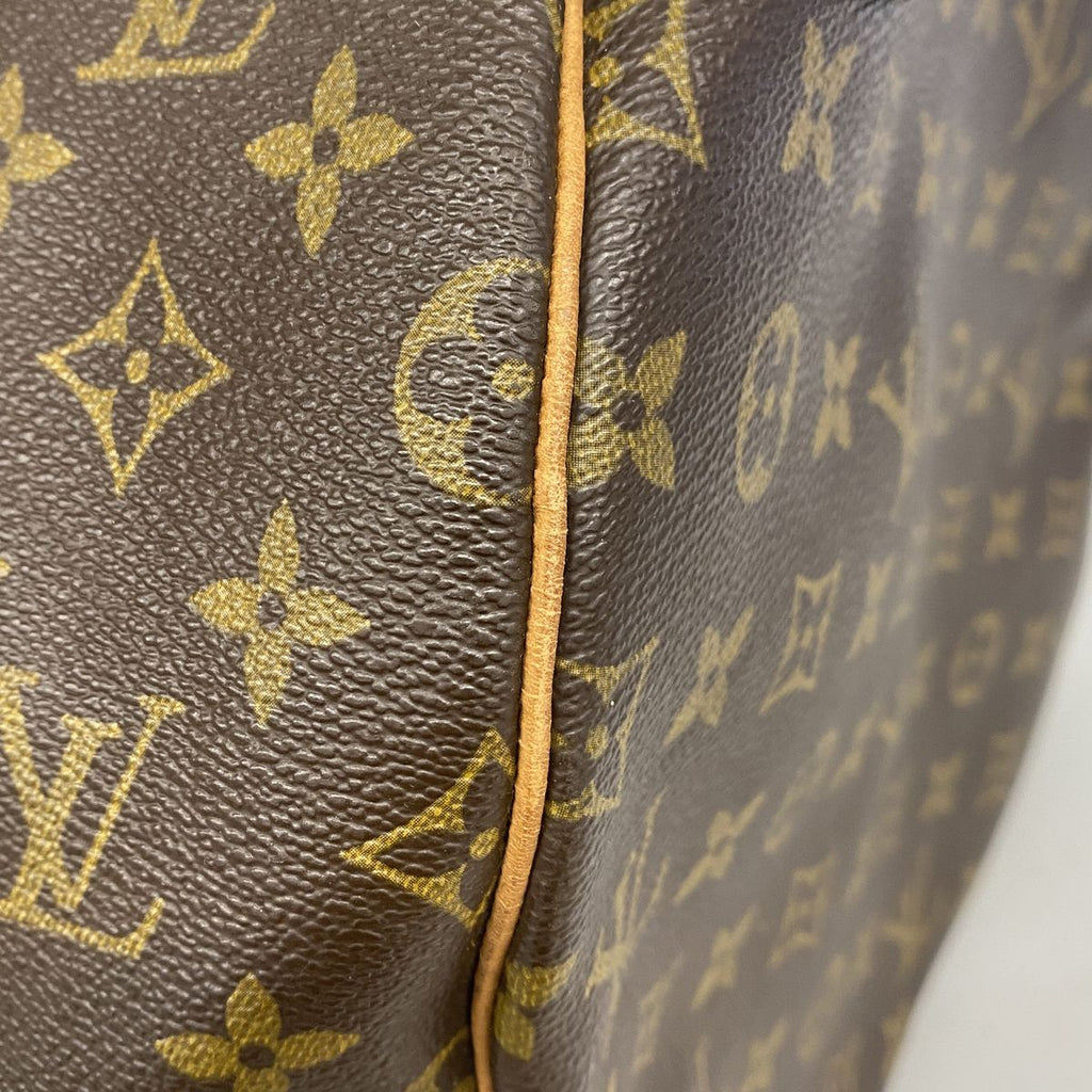 Louis Vuitton Boston Bag Monogram Keepall 55 Brown — view 7