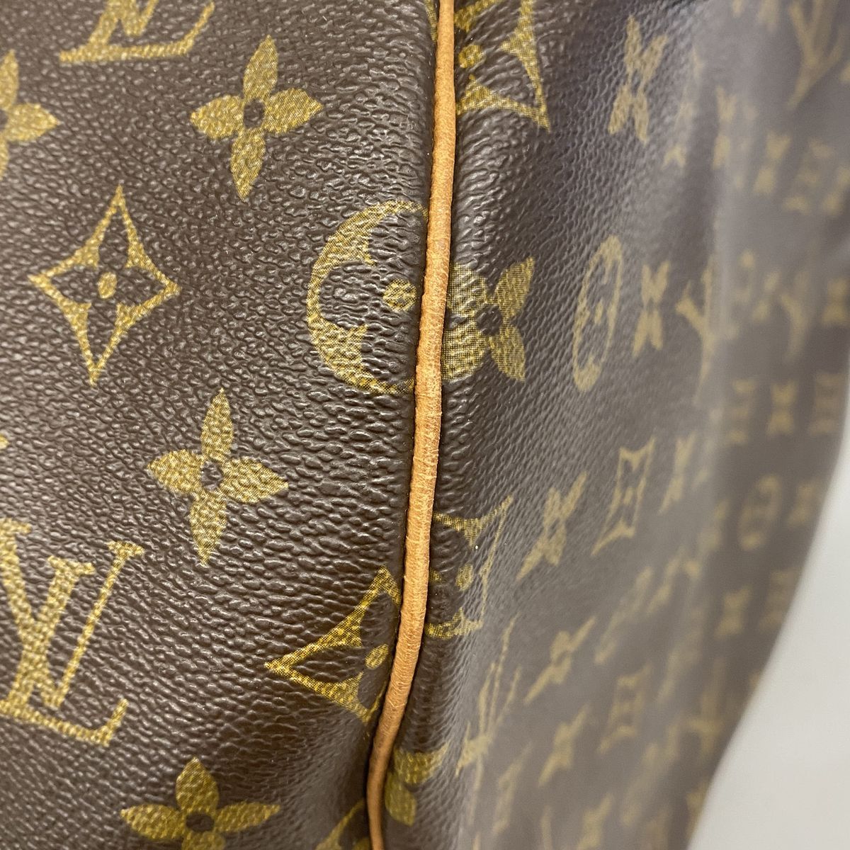 Louis Vuitton Boston Bag Monogram Keepall 55 Brown — view 7