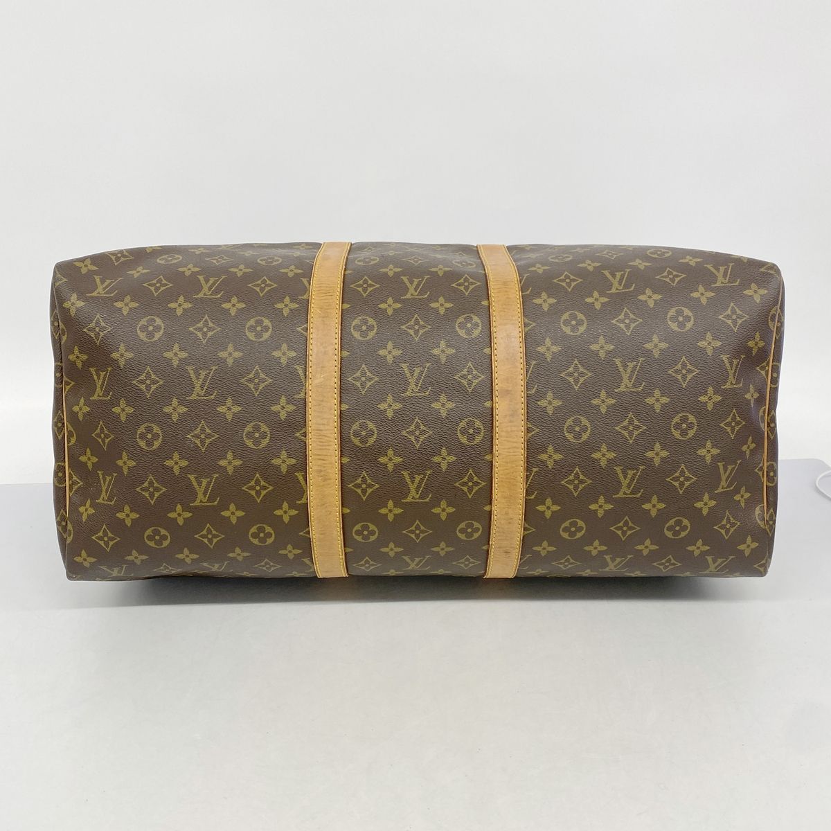 Louis Vuitton Boston Bag Monogram Keepall 55 Brown — view 3