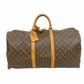 Louis Vuitton Boston Bag Monogram Keepall 55 Brown