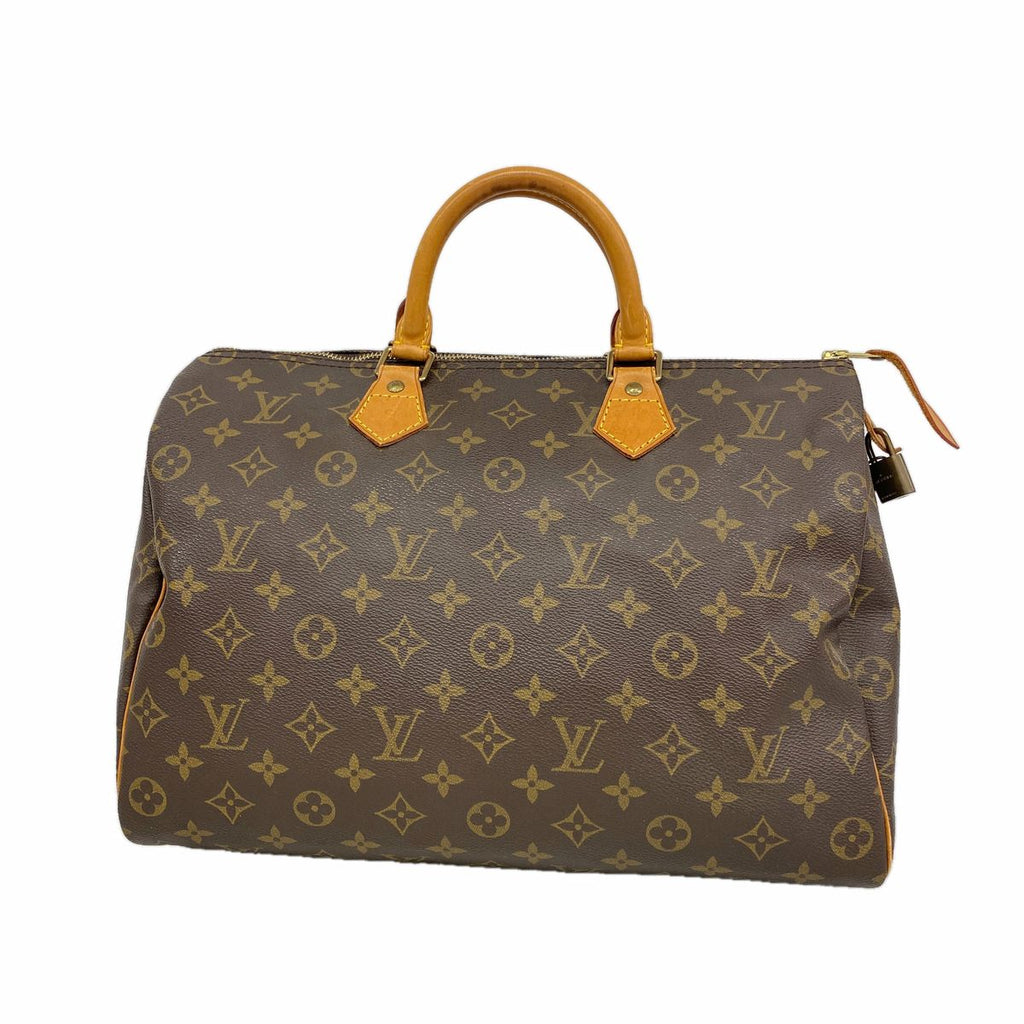 Louis Vuitton Handbag Monogram Speedy 35 Brown