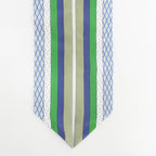 Hermes Twilly Grand Thetre Nouveau Scarf Silk Blue Green White — view 5