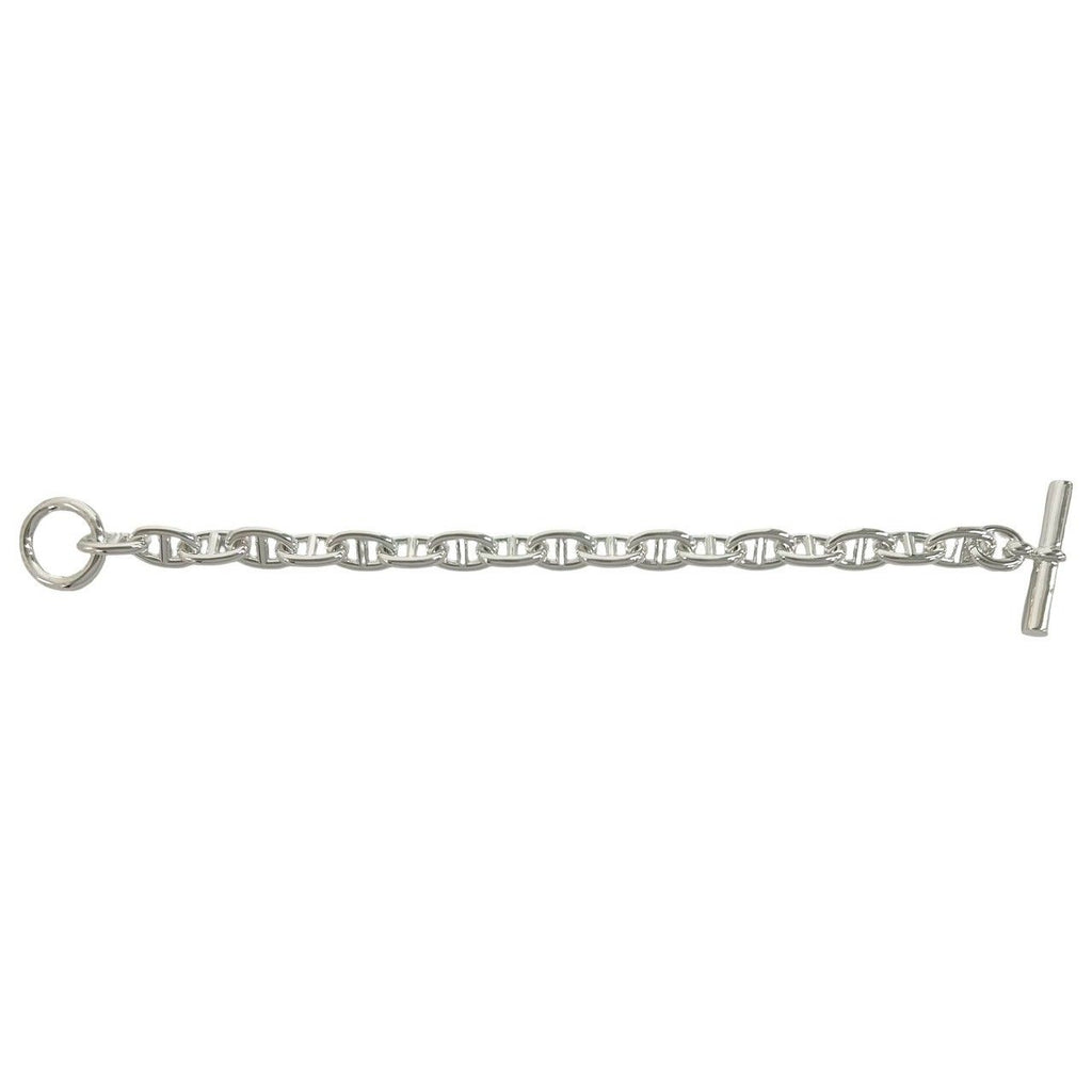 Hermes Chaine D'ancre MM 18 Links Bracelet 925 Sterling Silver Chain Bangle — view 5