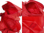 Prada Vela Shoulder Bag Pochette Nylon Red — view 8