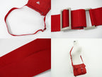 Prada Vela Shoulder Bag Pochette Nylon Red — view 6