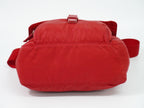Prada Vela Shoulder Bag Pochette Nylon Red — view 3