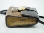 Louis Vuitton LV Pochette Column Monogram Reverse 2-Way Shoulder Bag Clutch — view 4