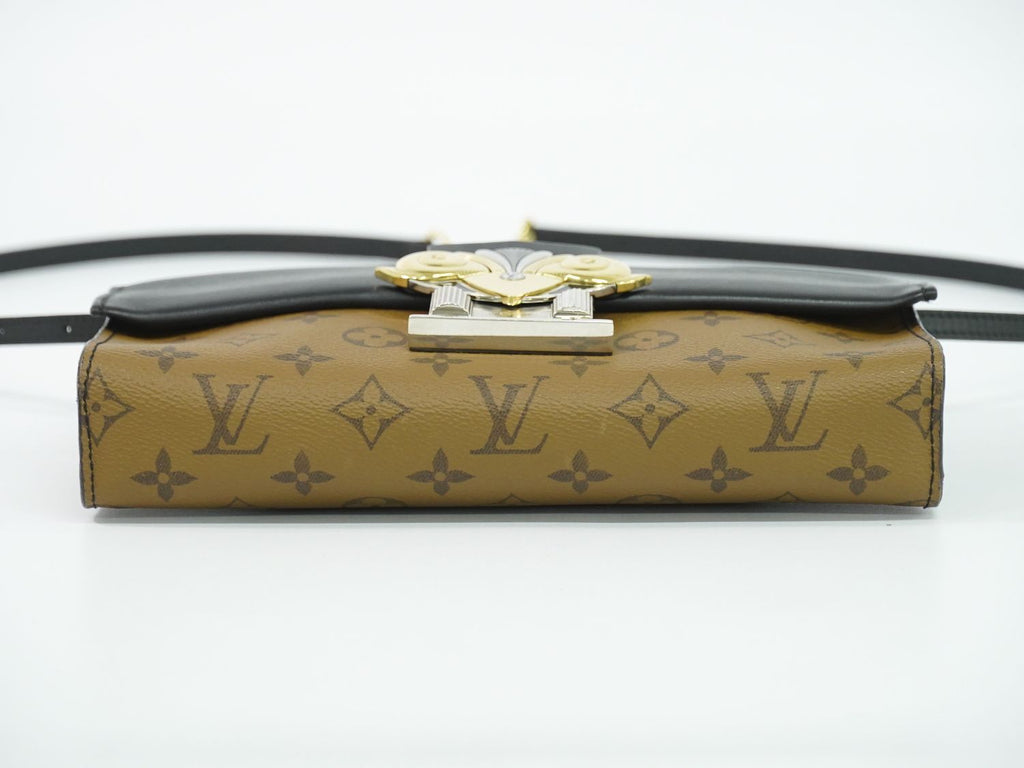 Louis Vuitton LV Pochette Column Monogram Reverse 2-Way Shoulder Bag Clutch — view 3