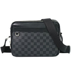 Louis Vuitton LV Trocadero Messenger PM Damier Graphite Shoulder Bag Black Gray