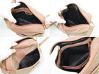 Fendi Suede Leather Shoulder Bag Pochette Pink — view 8