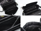 Gucci Vintage Gucci Horsebit Interlocking G Shoulder Bag Leather Black — view 8