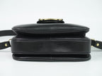 Gucci Vintage Gucci Horsebit Interlocking G Shoulder Bag Leather Black — view 3
