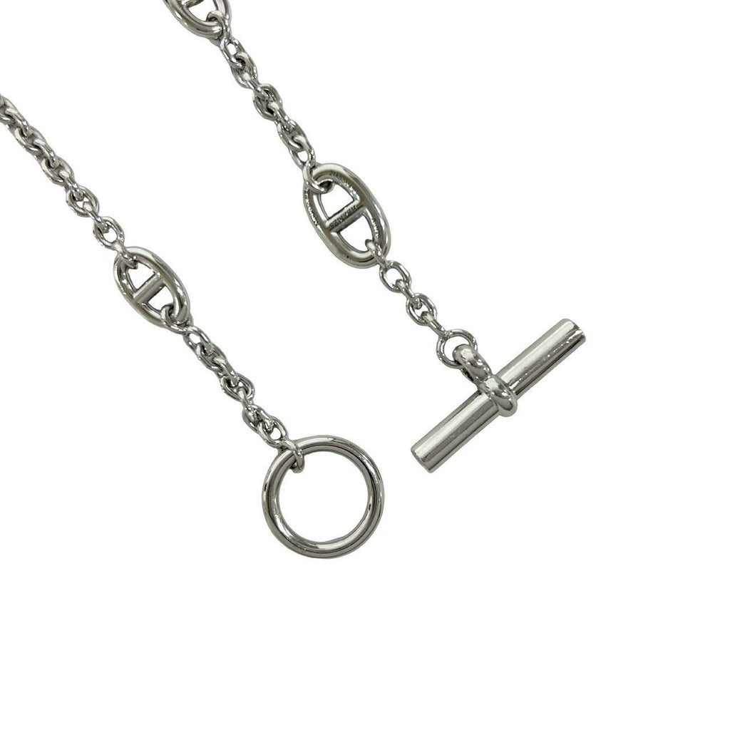 Hermes Farandole Necklace 925 Sterling Silver Long Chain — view 5