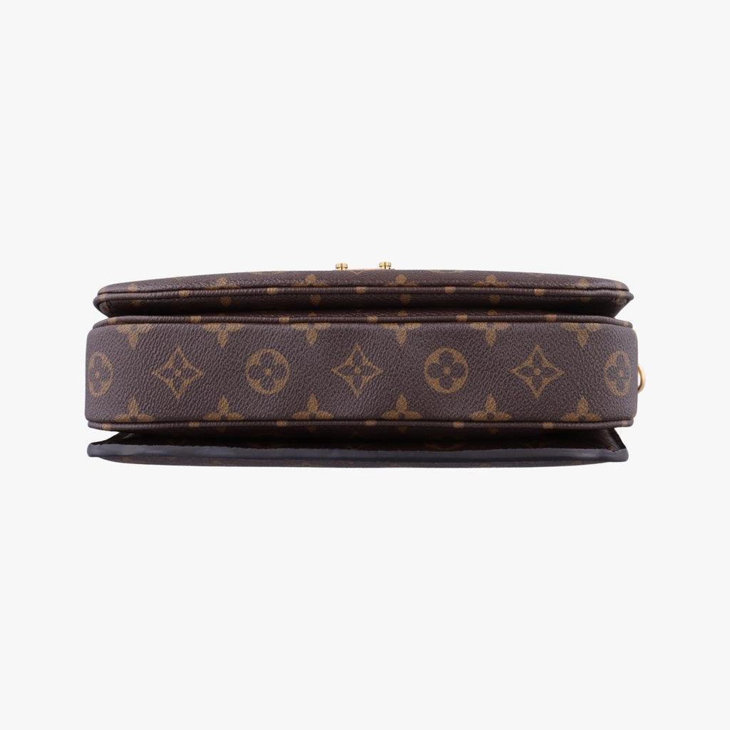 Louis Vuitton Pochette Metis MM Monogram Brown Canvas Handbag — view 3