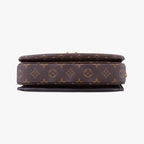 Louis Vuitton Pochette Metis MM Monogram Brown Canvas Handbag — view 3