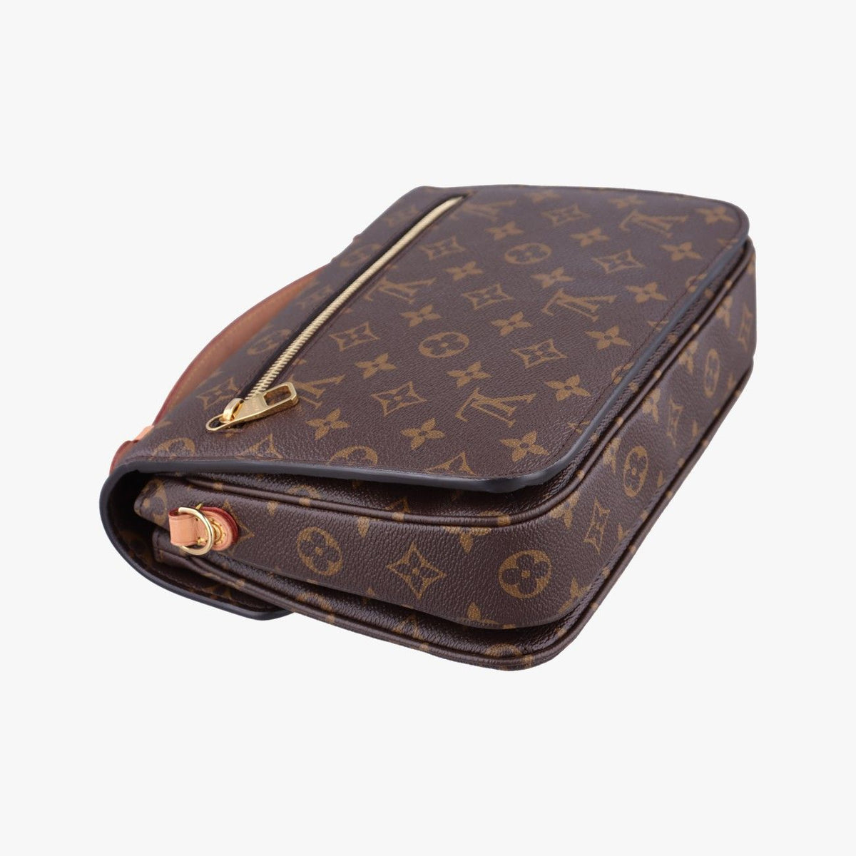 Louis Vuitton Pochette Metis MM Monogram Brown Canvas Handbag — view 7