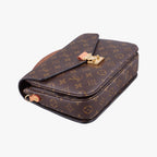 Louis Vuitton Pochette Metis MM Monogram Brown Canvas Handbag — view 5
