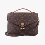 Louis Vuitton Pochette Metis MM Monogram Brown Canvas Handbag