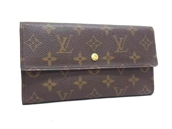 Louis Vuitton Wallet Porte Tresor International Brown Monogram Trifold