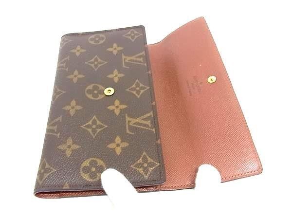 Louis Vuitton Wallet Porte Tresor International Brown Monogram Trifold — view 3