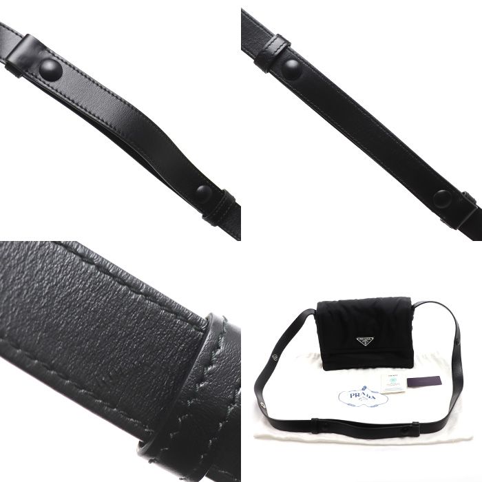 Prada Re-Nylon Shoulder Bag Black — view 7
