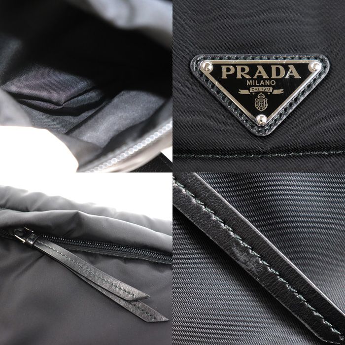 Prada Re-Nylon Shoulder Bag Black — view 6