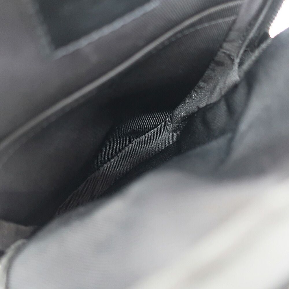 Louis Vuitton Avenue Sling Bag Monogram Eclipse Leather Black Silver — view 6