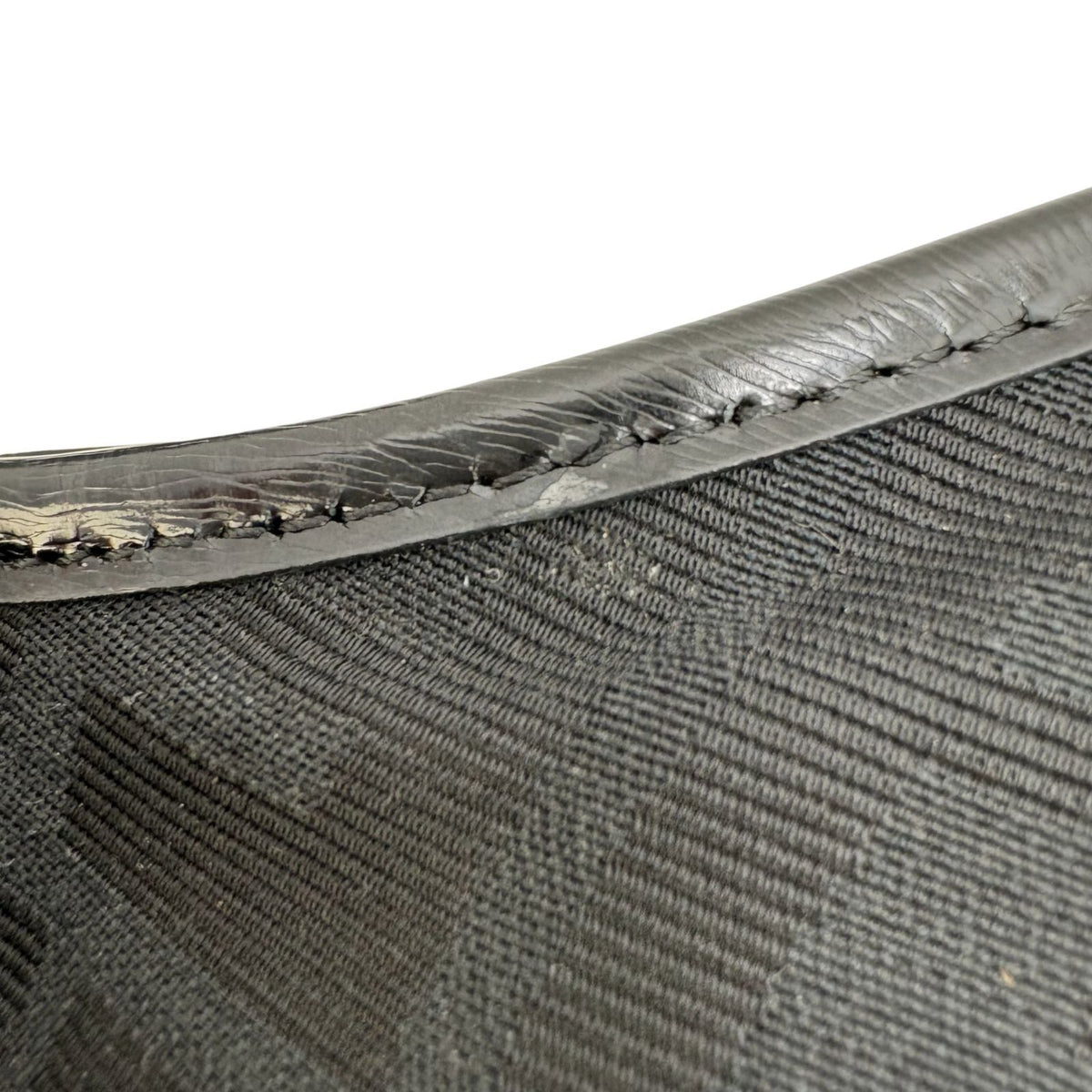 Fendi Zucca Tote Bag Canvas Leather Black — view 8