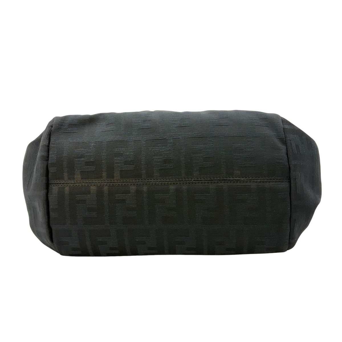 Fendi Zucca Tote Bag Canvas Leather Black — view 3
