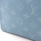 Louis Vuitton Gaston Wearable Wallet Taigarama Blue Ciel Shoulder Bag Monogram — view 5