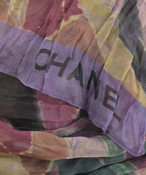 Chanel Shawl Scarf Purple — view 3