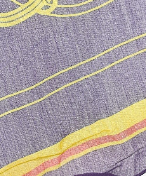 Hermes Bandana Scarf Purple — view 6