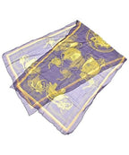 Hermes Bandana Scarf Purple — view 2