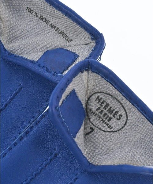 Hermes Gloves Blue — view 5