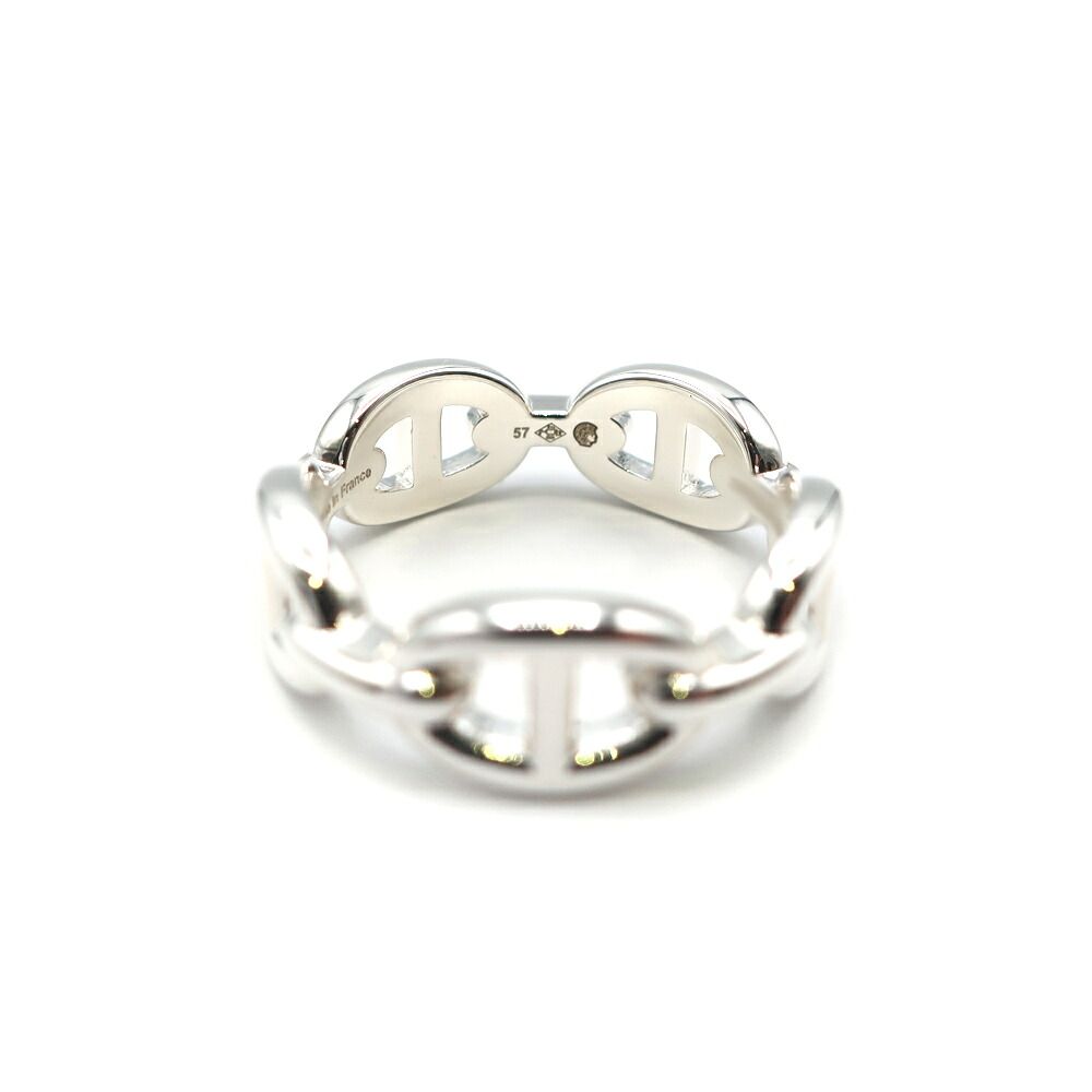 Hermes Chaine D'ancre Enchainee Ring PM Small Silver — view 5