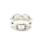 Hermes Chaine D'ancre Enchainee Ring PM Small Silver — view 5