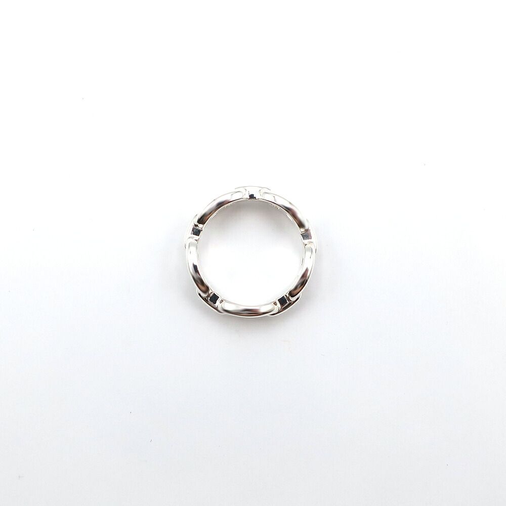 Hermes Chaine D'ancre Enchainee Ring PM Small Silver — view 8
