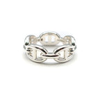 Hermes Chaine D'ancre Enchainee Ring PM Small Silver — view 2
